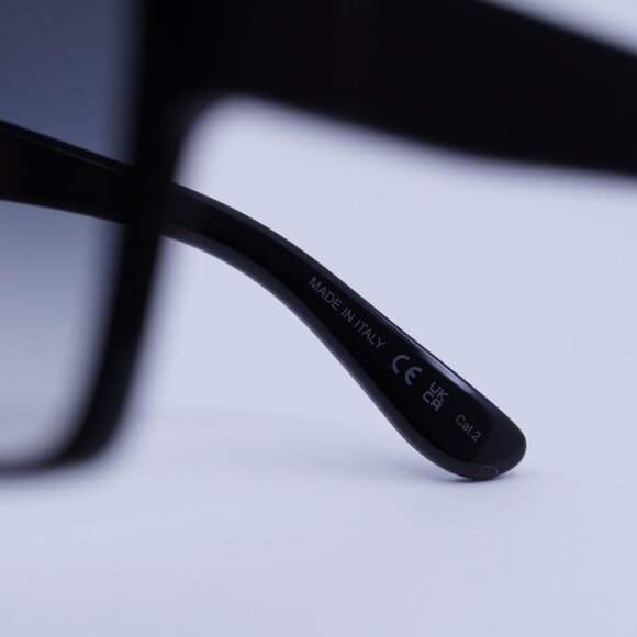 Saint Laurent SL M9/F 002 Sunglasses Shiny Black Square Frame - Picture 8 of 10